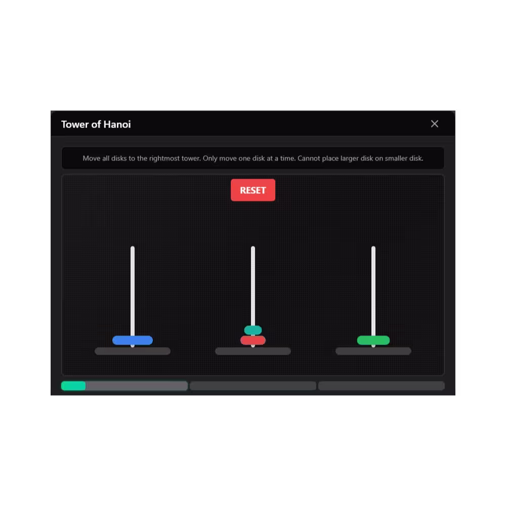 Tower of hanoi